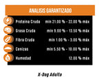 X Dog Adulto 25 Kg ¡+5 Sobres Gratis!