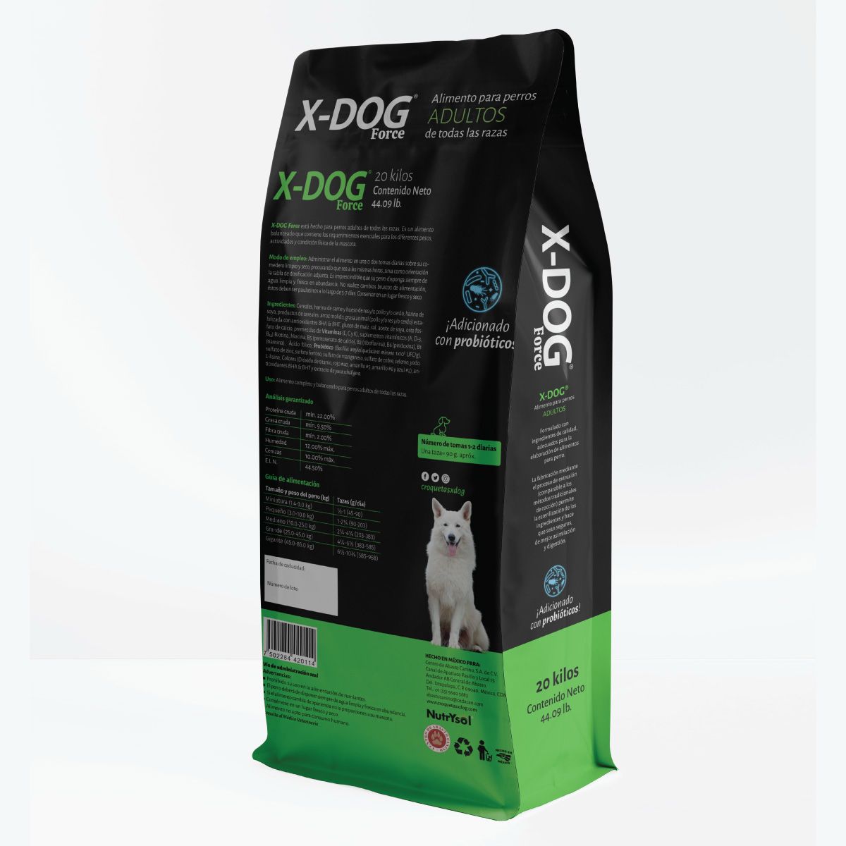 X-Dog Force para Perros Activos 20 KG