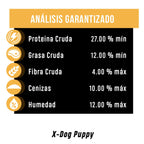 X-Dog Puppy 20 Kg para Cachorros y Hembras Lactantes ¡+2Kg Gratis!