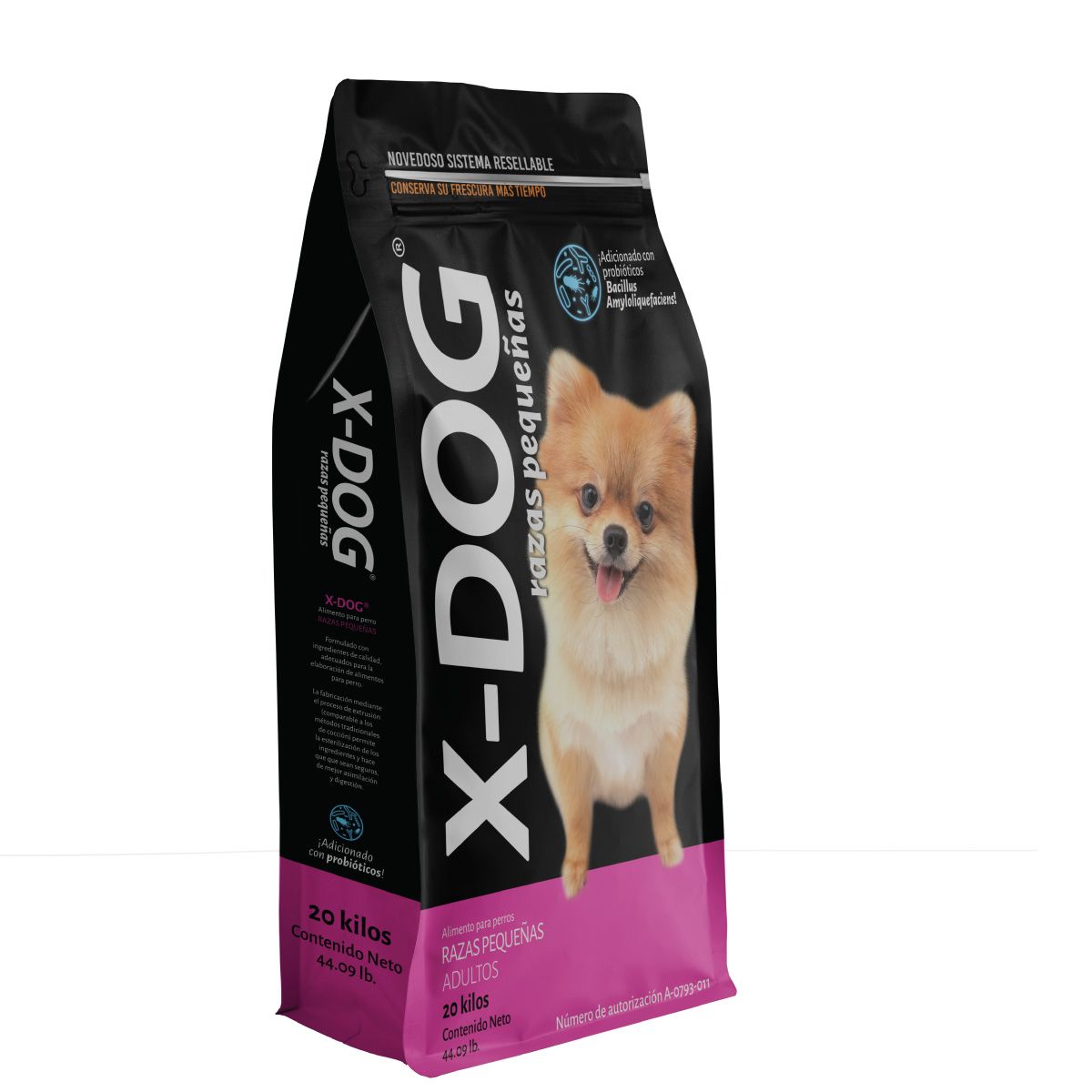 X Dog Adulto Raza Pequeña 20Kg ¡+2 KG GRATIS!