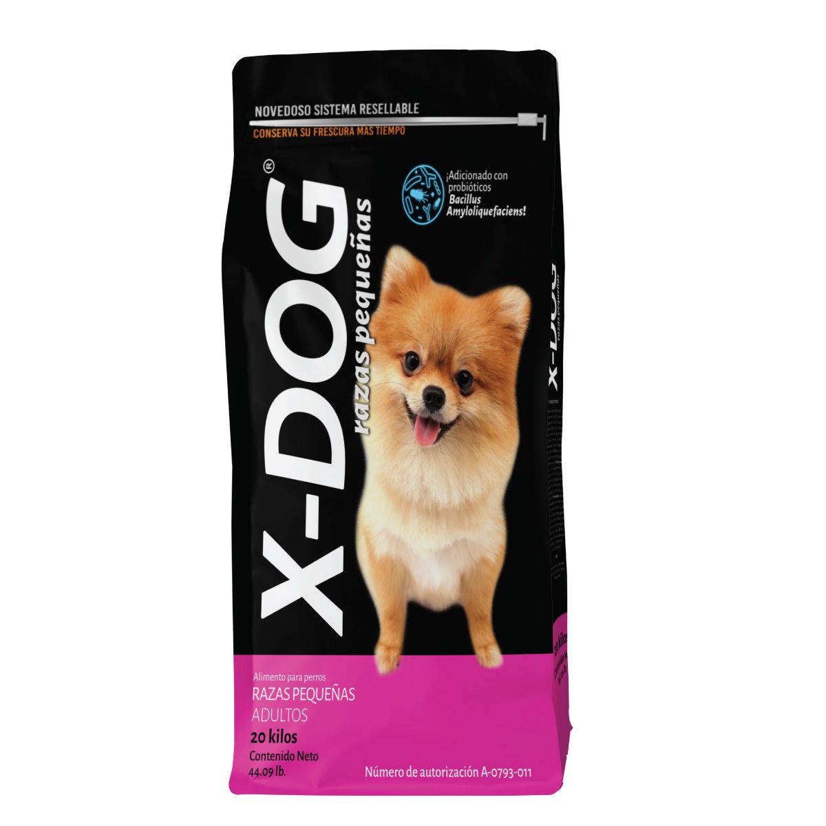 X Dog Adulto Raza Pequeña 20Kg ¡+2 KG GRATIS!