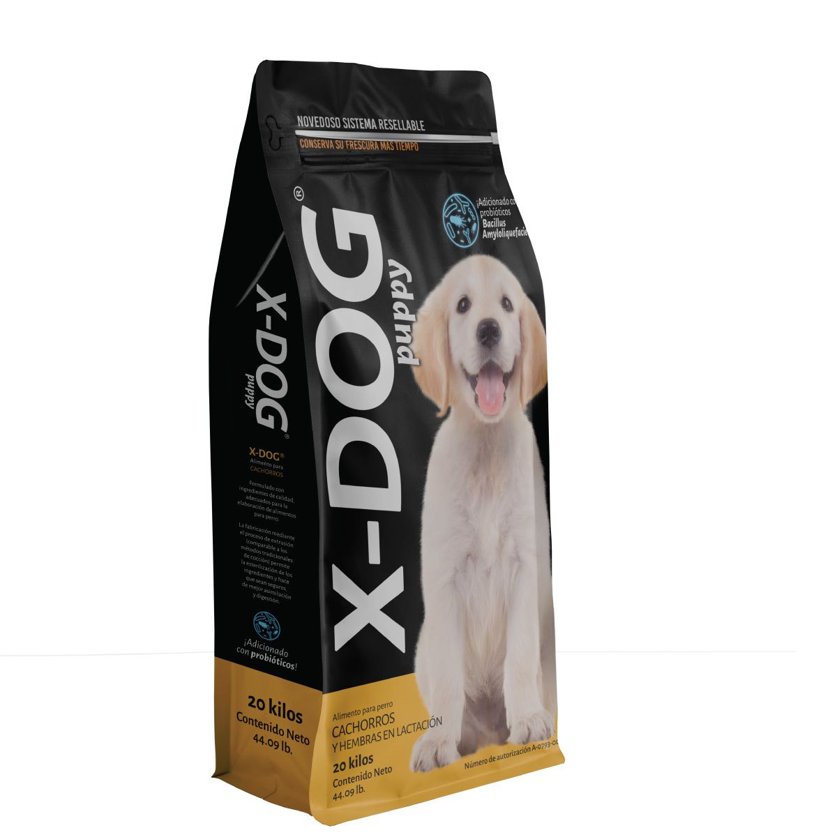 X-Dog Puppy 20 Kg para Cachorros y Hembras Lactantes ¡+2Kg Gratis!